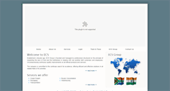 Desktop Screenshot of ecsshipping.com